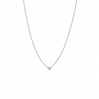 TIFFANY ELSA PERETTI® DIAMONDS BY THE YARD® SINGLE DIAMOND PENDANT IN PLATINUM 60017900